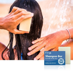 Friendly Soap přírodní mýdlo na vlasy levandule a tea tree 7ks zero waste balení