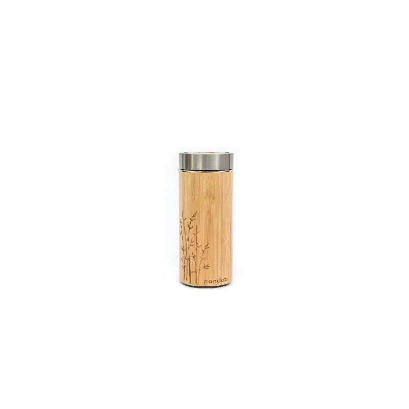Pandoo Vakuová termoska na čaj s nerezovým sítkem 360 ml