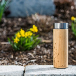 Pandoo Vakuová termoska na čaj s nerezovým sítkem 360 ml