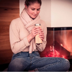 Pandoo Vakuová termoska na čaj s nerezovým sítkem 480 ml
