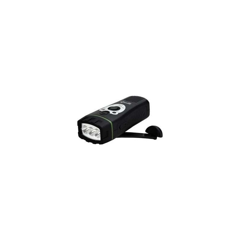 POWERplus Dynamo LED baterka a rádio Wolf