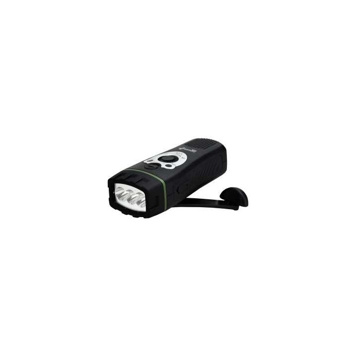 POWERplus Dynamo LED baterka a rádio Wolf