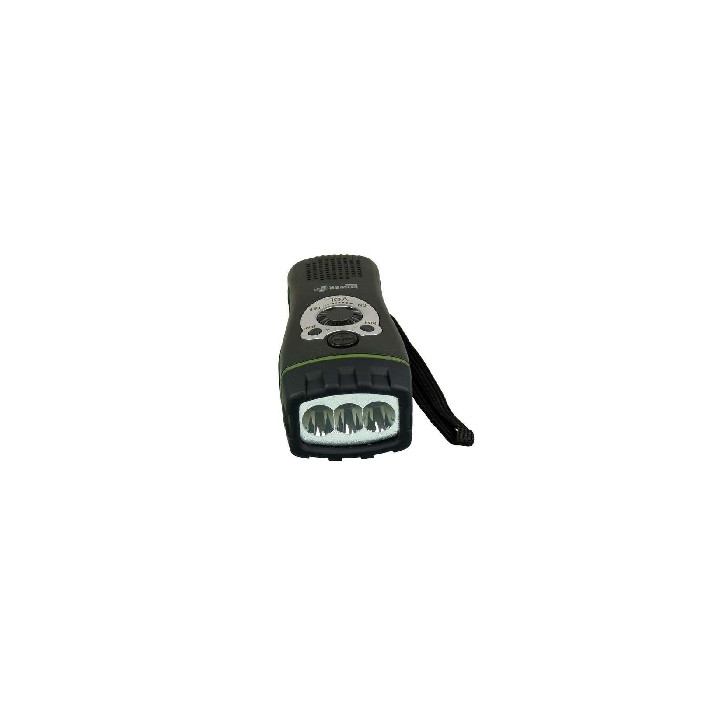 POWERplus Dynamo LED baterka a rádio Wolf