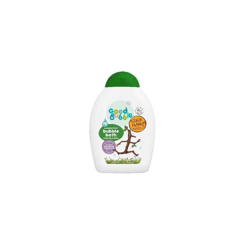Good Bubble Stick Man Dětská pěna do koupele Sladký fík a Černý bez 400ml