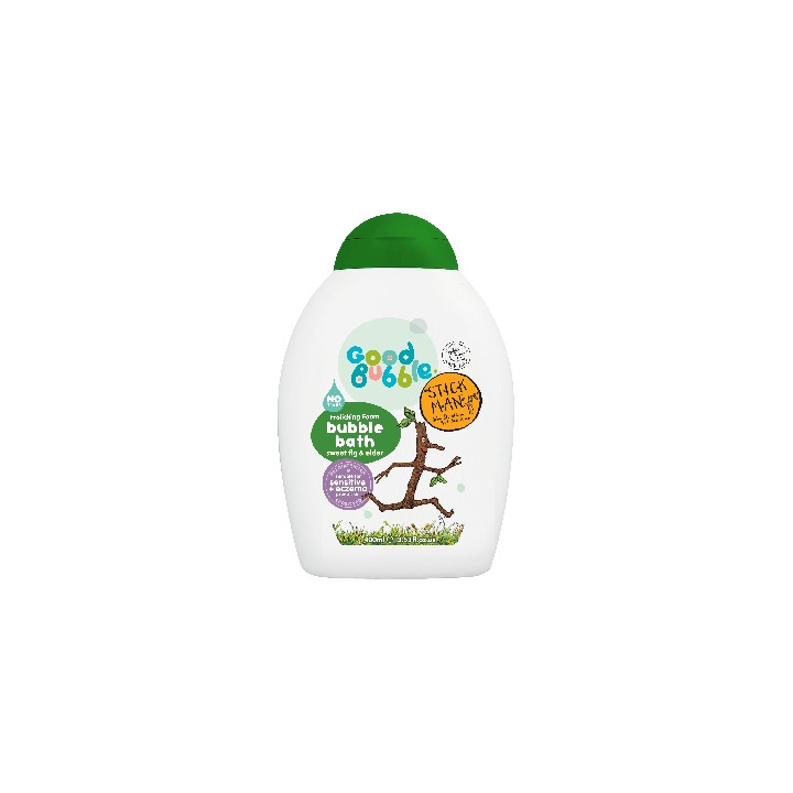 Good Bubble Stick Man Dětská pěna do koupele Sladký fík a Černý bez 400ml