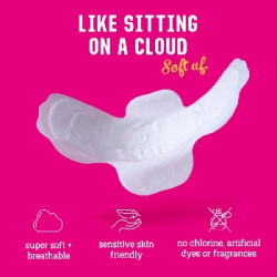 FLO Ultra tenké menstruační vložky z bio bambusu s křidélky mix 10 ks denních a 5 ks nočních