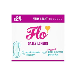 FLO Ultra tenké slipové vložky z bio bambusu 24 ks