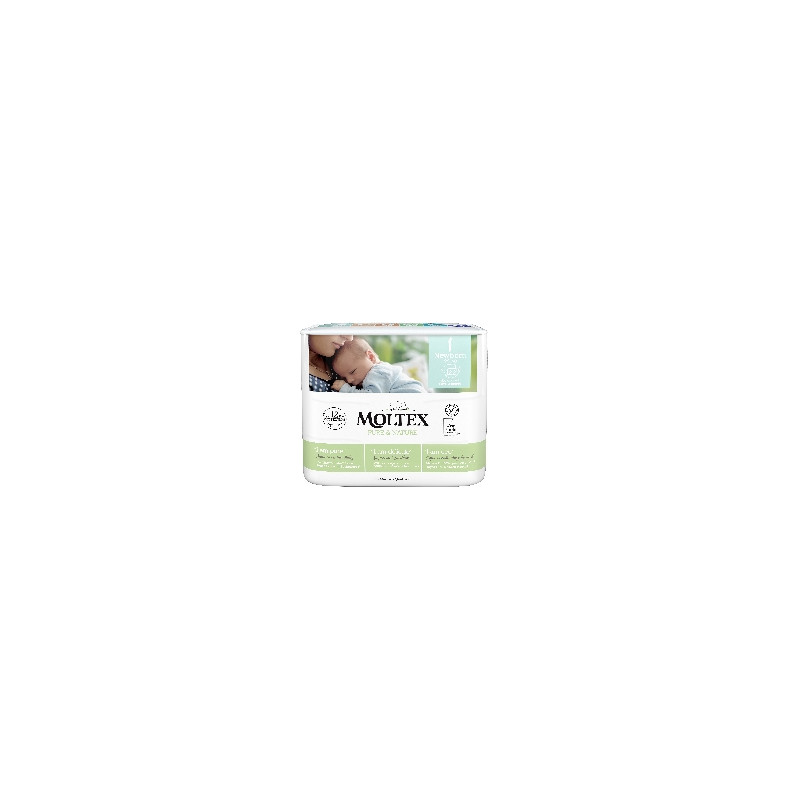 Moltex Pure and Nature Eko plenky Pro novorozence 2-5 kg 22 ks