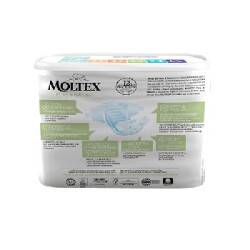 Moltex Pure and Nature Eko plenky Pro novorozence 2-5 kg 22 ks