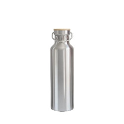 Pandoo Nerezová termoska s bambusovým víčkem 750 ml