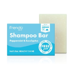 Friendly Soap přírodní mýdlo na vlasy máta a eukalyptus