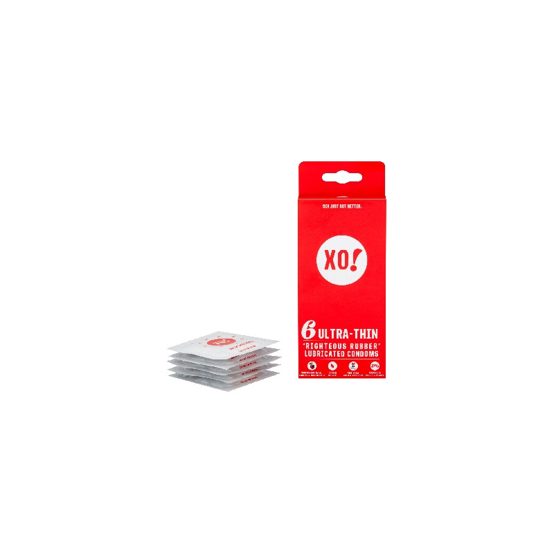 XO Kondom z přírodního latexu Ultra thin 6 ks