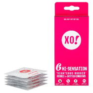 XO Kondom z přírodního latexu Hi Sensation 6 ks