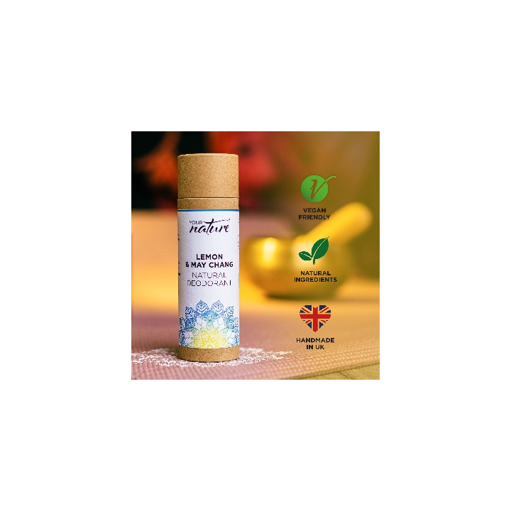 Your Nature Tuhý deodorant Citrón a Vavřín kubebový 70 g