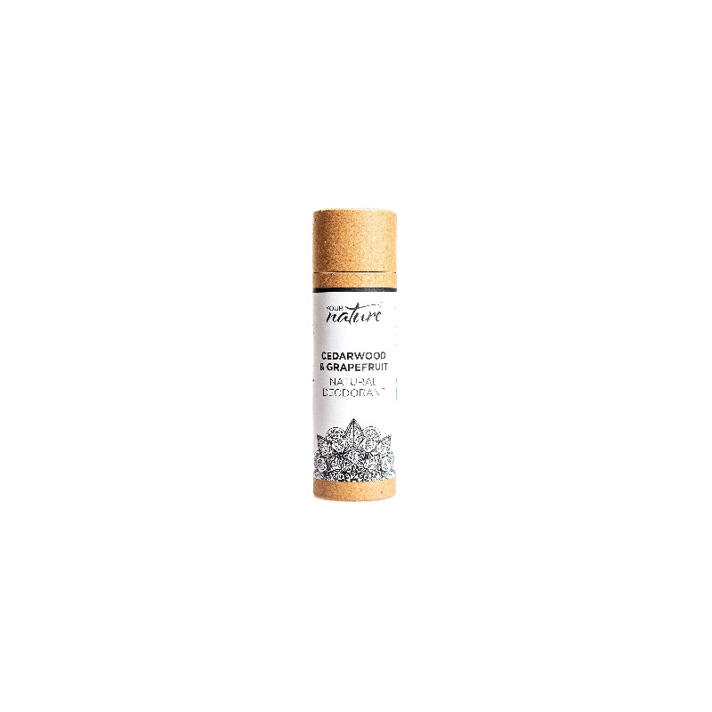 Your Nature Tuhý deodorant Cedrové dřevo a Grapefruit 70 g