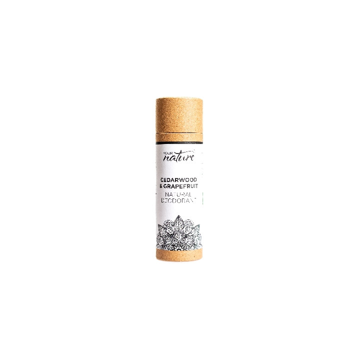 Your Nature Tuhý deodorant Cedrové dřevo a Grapefruit 70 g