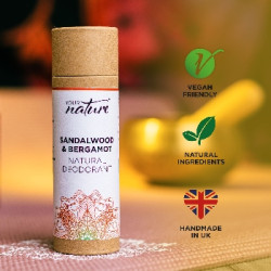 Your Nature Tuhý deodorant Santalové dřevo a Bergamot 70 g