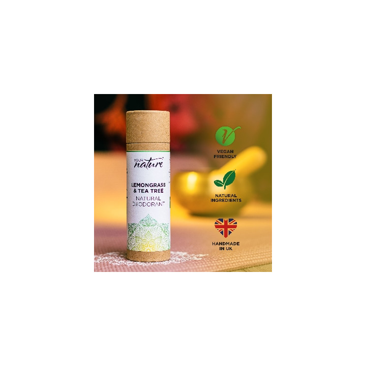 Your Nature Tuhý deodorant Citronová tráva a Tea tree 70 g