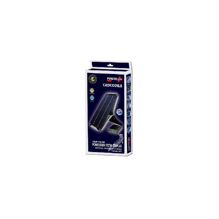 POWERplus Crocodile Solární nabíječka a powerbank 10400mAh 38Wh