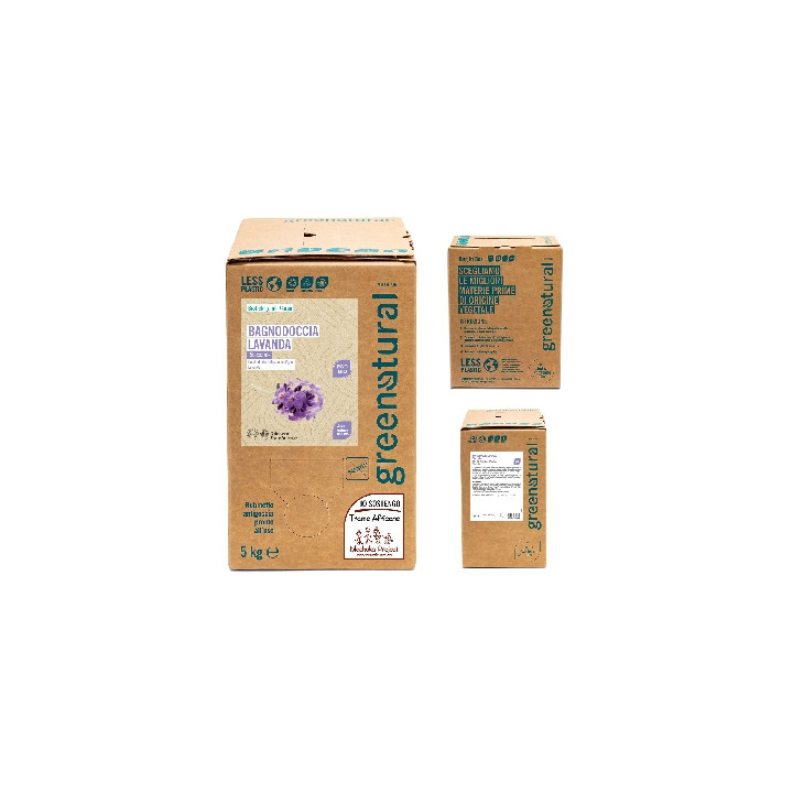 Greenatural Relaxační sprchový gel levandule BIO 5 kg