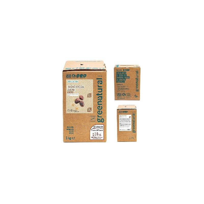 Greenatural Vyživující sprchový gel oves BIO 5 kg