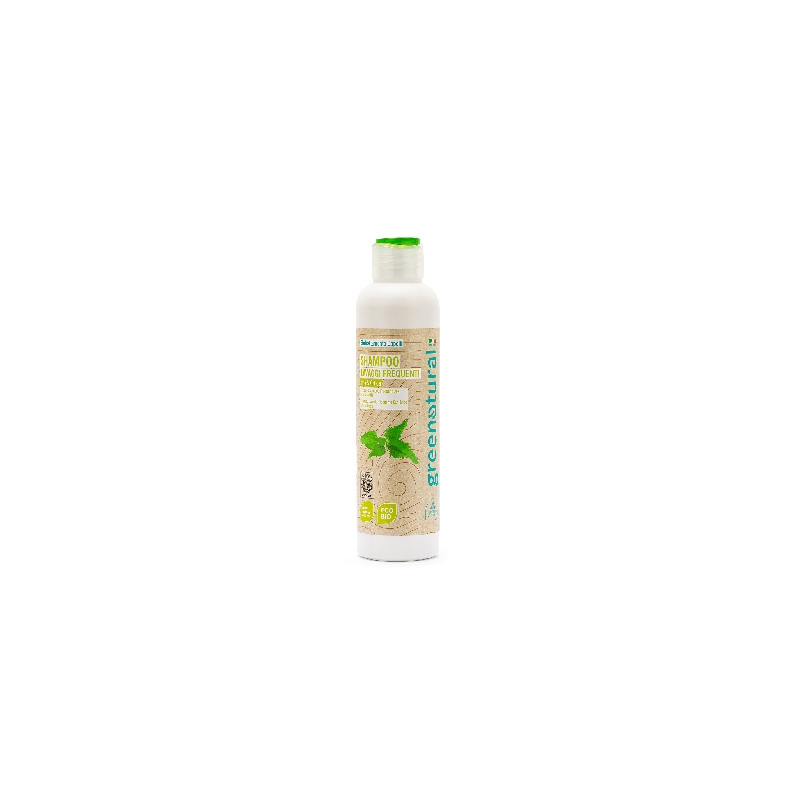Greenatural Šampon pro všechny typy vlasů len a kopřiva BIO 250 ml