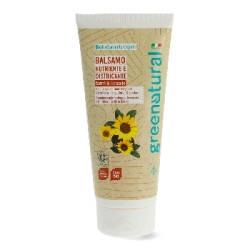 Greenatural Vyživující vlasový kondicionér bambucké máslo a slunečnicový olej BIO 200 ml