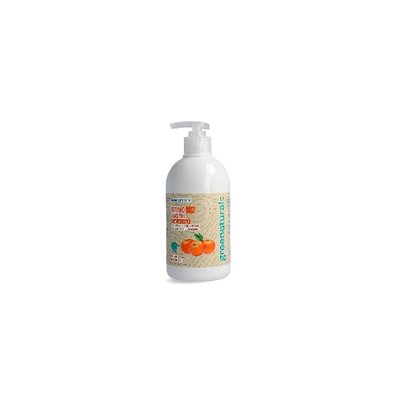 Greenatural Intimní mycí gel Sensitive mandarinka a aloe vera pH 5,5 BIO 500 ml