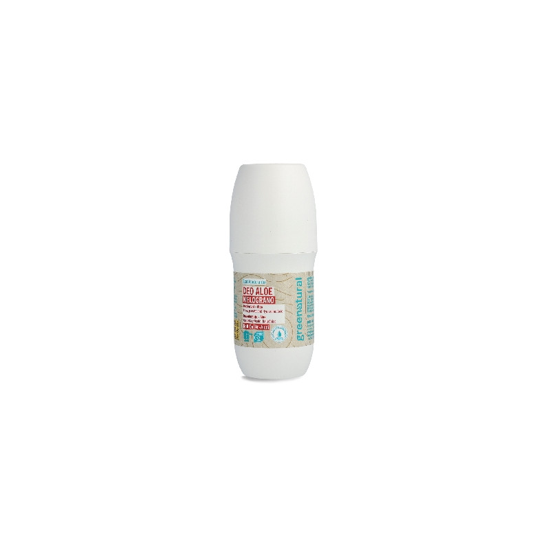Greenatural Minerální deodorant s kyselinou hyaluronovou roll on granátové jablko BIO 75 ml