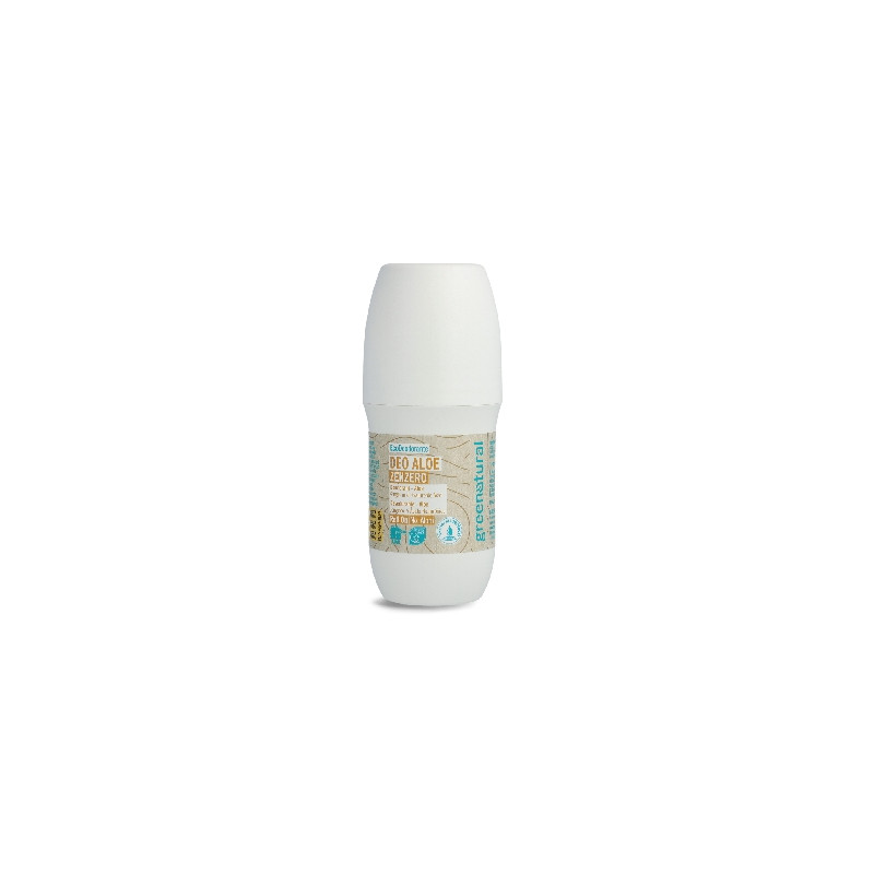 Greenatural Minerální deodorant s kyselinou hyaluronovou roll on zázvor BIO 75 ml