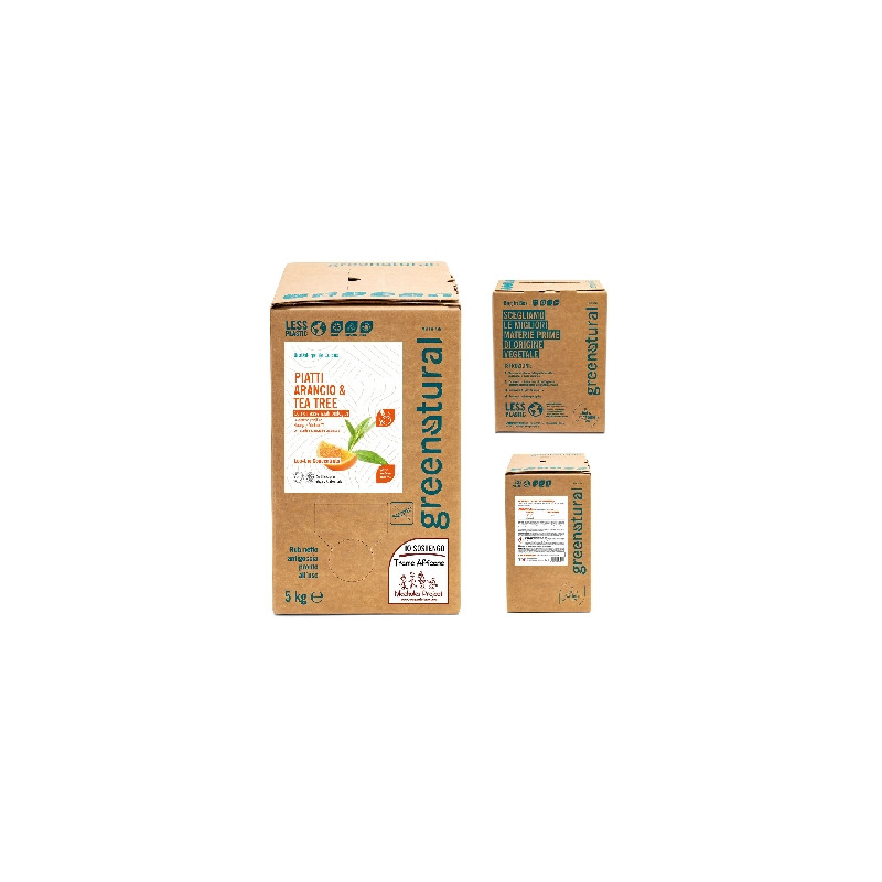 Greenatural Prostředek na mytí nádobí pomeranč 5 kg