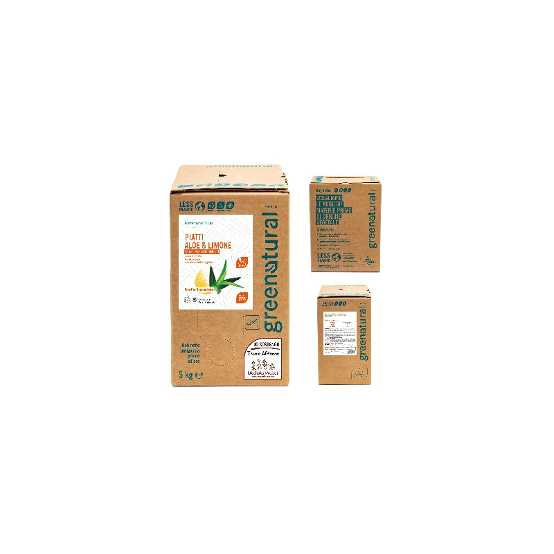 Greenatural Prostředek na mytí nádobí aloe vera a citron 5 kg