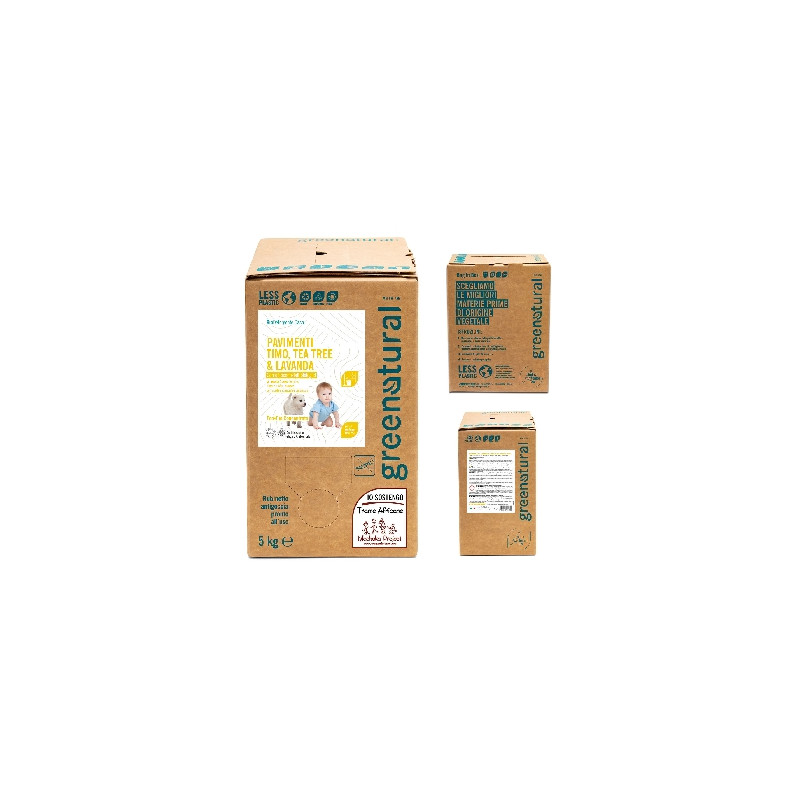 Greenatural Univerzální čistič na dětské povrchy a podlahy tymián, levandule a tea tree 5 kg