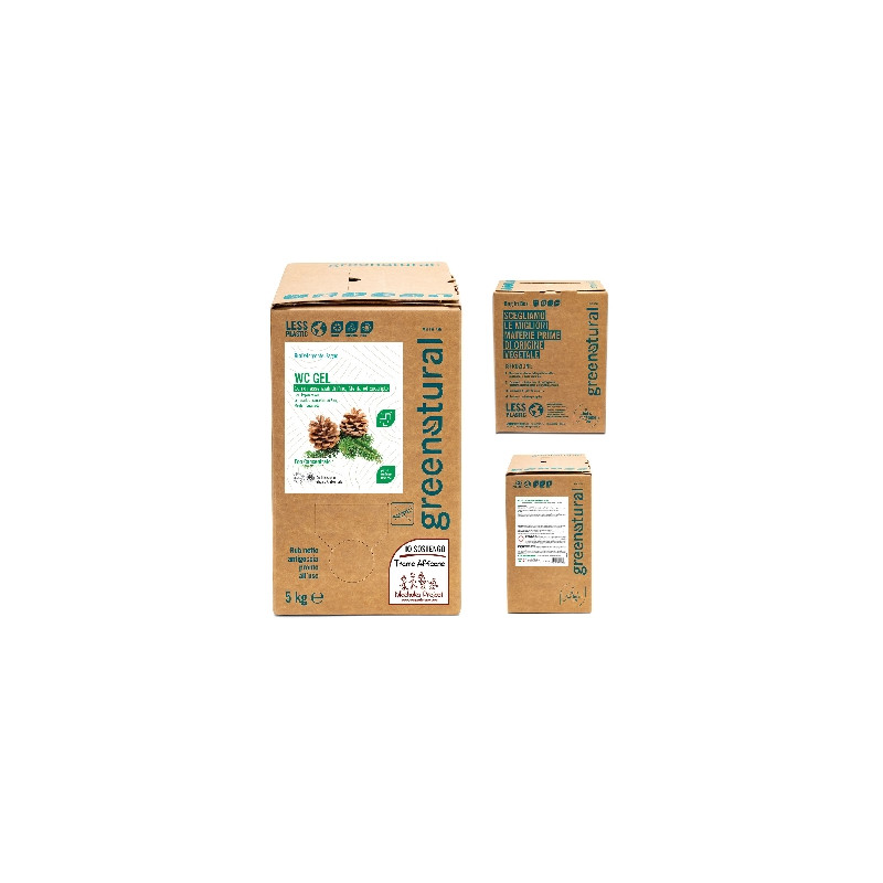 Greenatural WC čistič borovice, máta a eukalyptus 5 kg