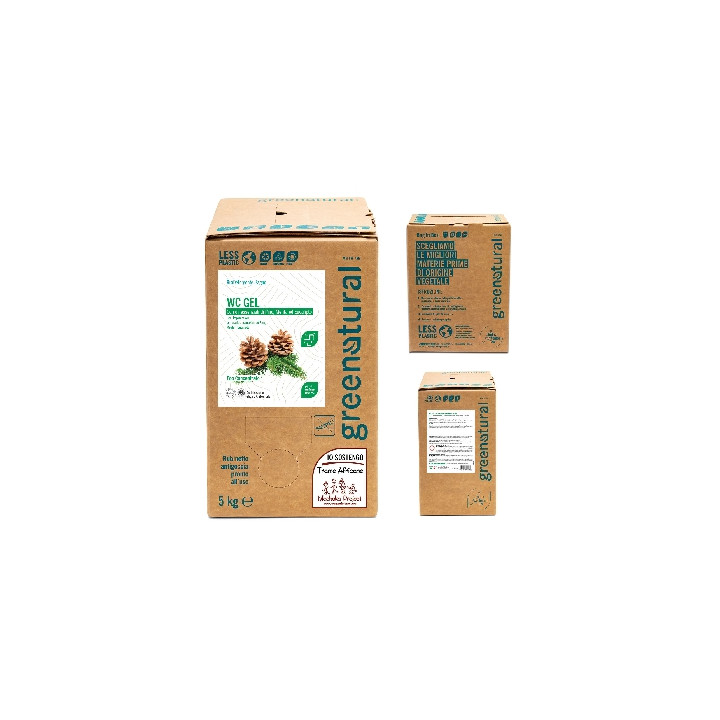 Greenatural WC čistič borovice, máta a eukalyptus 5 kg