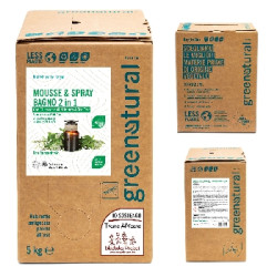 Greenatural Čistič na koupelny 2v1 máta a tea tree 5 kg
