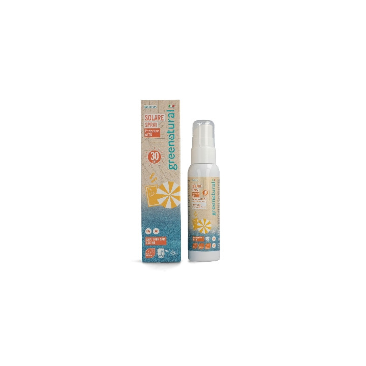 Greenatural Opalovací mléko ve spreji SPF 30 100 ml