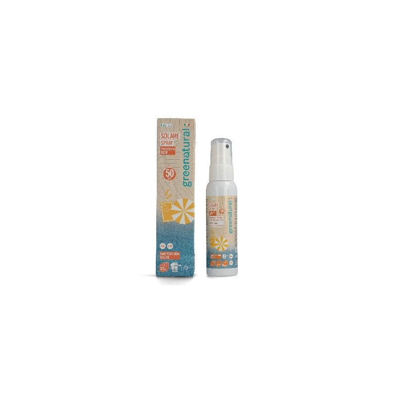 Greenatural Opalovací mléko ve spreji SPF 50 100 ml