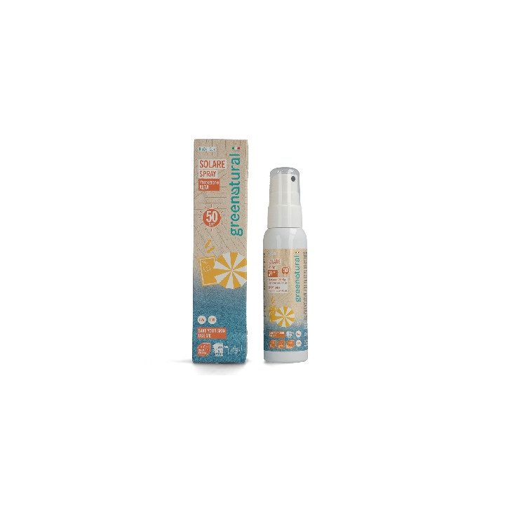 Greenatural Opalovací mléko ve spreji SPF 50 100 ml