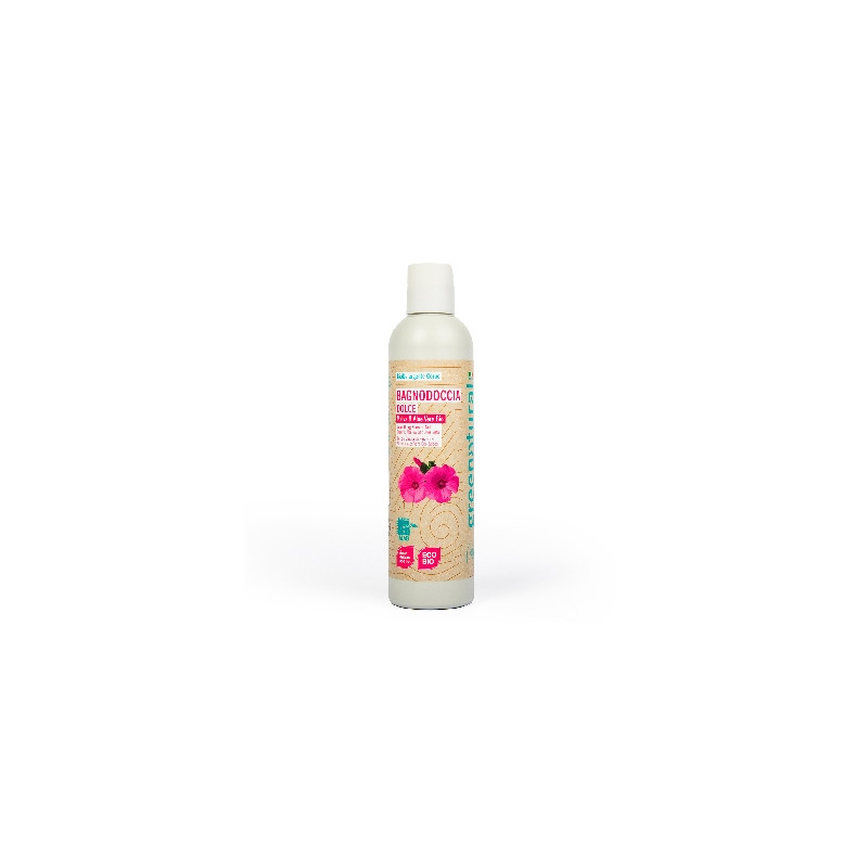 Greenatural Uklidňující sprchový gel sléz a aloe vera BIO 250 ml