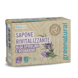 Greenatural Revitalizační mýdlo spirulina a rozmarýn 100 g