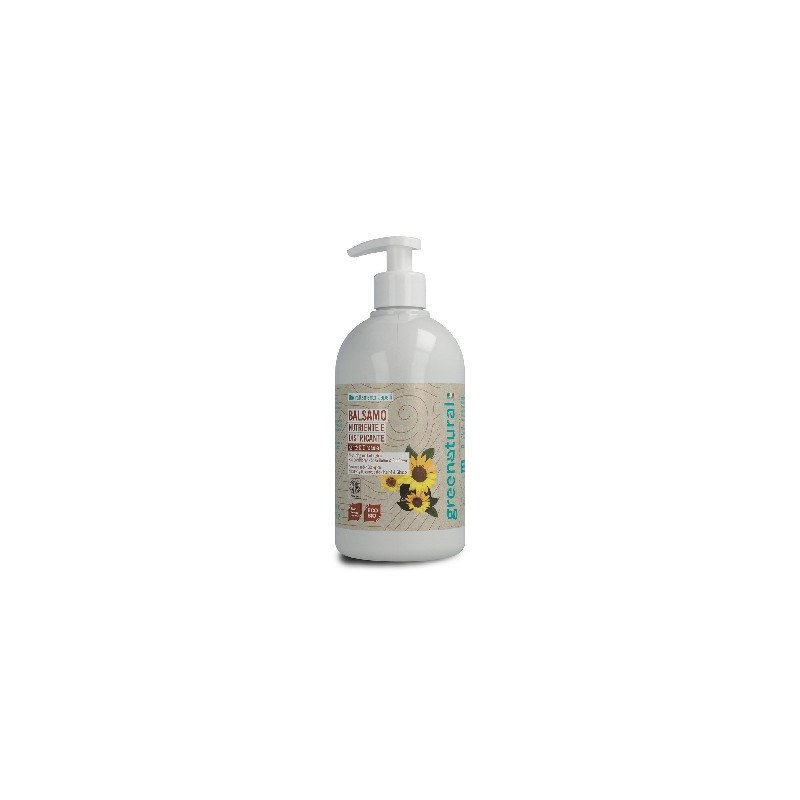Greenatural Vyživující vlasový kondicionér bambucké máslo a slunečnicový olej BIO 500 ml