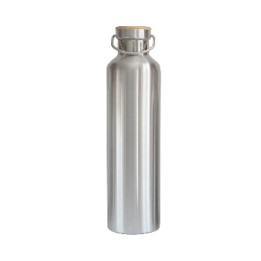 Pandoo Nerezová termoska s bambusovým víčkem 1000 ml