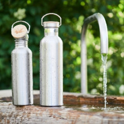 Pandoo Nerezová termoska s bambusovým víčkem 1000 ml