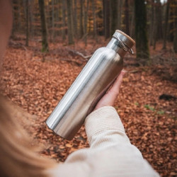 Pandoo Nerezová termoska s bambusovým víčkem 1000 ml