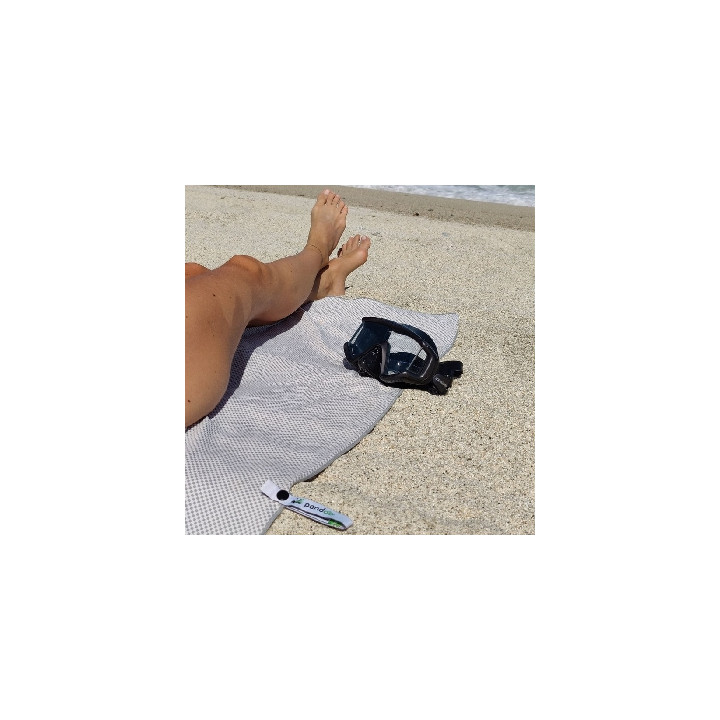Pandoo Rychleschnoucí osuška s bambusovými vlákny s aktivním uhlím fialová L
