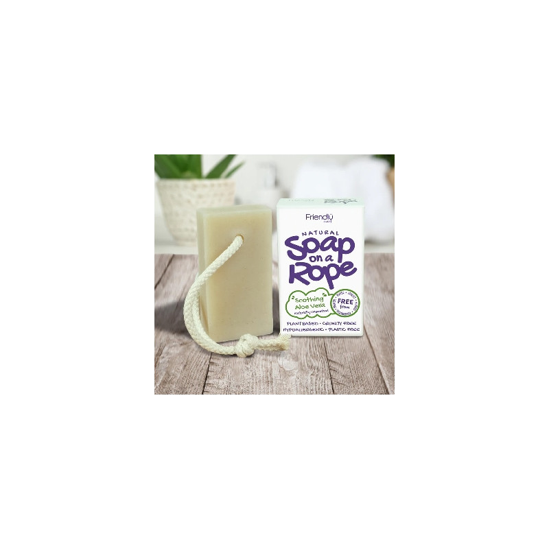 Friendly Soap přírodní mýdlo aloe vera na šnůrce 125 g