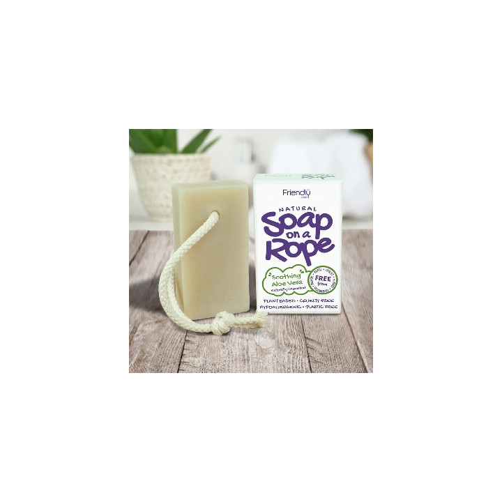 Friendly Soap přírodní mýdlo aloe vera na šnůrce 125 g