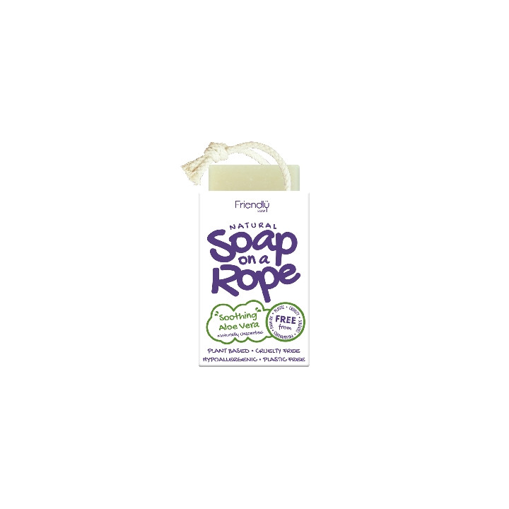 Friendly Soap přírodní mýdlo aloe vera na šnůrce 125 g
