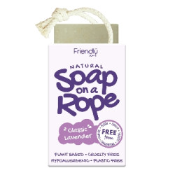 Friendly Soap přírodní mýdlo levandule na šnůrce 125 g